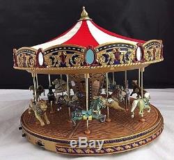 Mr. Christmas World's Fair Carousel Gold Label Collection Lighted 30 Songs