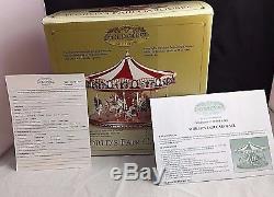 Mr. Christmas World's Fair Carousel Gold Label Collection Lighted 30 Songs