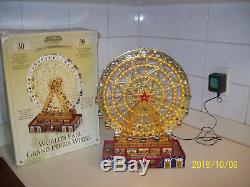 Mr Christmas World's Fair Grand Ferris Wheel Action/lights Musical Mib