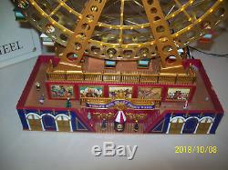 Mr Christmas World's Fair Grand Ferris Wheel Action/lights Musical Mib