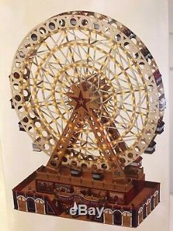 Mr Christmas World's Fair Grand Ferris Wheel Music Lights Animation New In Box