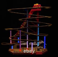 Mr. Christmas World's Fair Grand Roller Coaster Cyclone Gold Label Coll 50 Songs