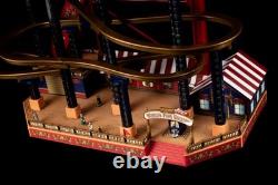 Mr. Christmas World's Fair Grand Roller Coaster Cyclone Gold Label Coll 50 Songs