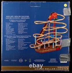 Mr. Christmas World's Fair Grand Roller Coaster Cyclone Gold Label Coll 50 Songs