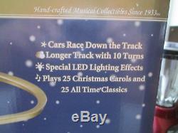Mr Christmas World's Fair Grand Roller Coaster Gold Label Nib 50 Song Led Lights