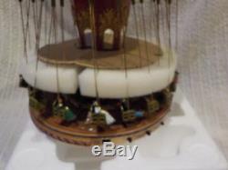 Mr. Christmas World's Fair Swing Carousel Gold Label 30 Songs Lights