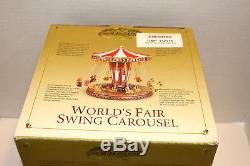 Mr. Christmas World's Fair Swing Carousel Gold Label 30 Songs Selection
