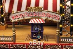 Mr Christmas World's Fair Tornado Roller Coaster Ride / Works but Needs Fix