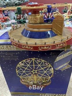 Mr Christmas Worlds Fair FRENZY RIDE Action Lights Music NEW in Box Gold Label