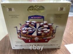 Mr. Christmas Worlds Fair Teacup ride. Excellent condition. SEE VIDEO