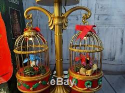 Mr. Christmas holiday Song Birds aviary Animated singing movement WORKS lights