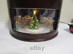 Mr Christmas music box Animated Symphony Of Bells animated Train Plays 50 Songs