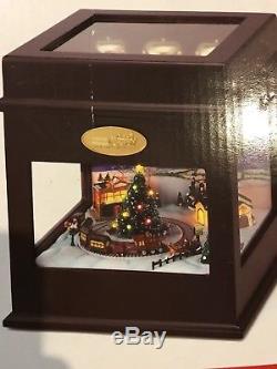 Mr Christmas music box Animated Symphony Of Bells withMoving Train Plays 50 Songs