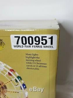 Mr Christmas worlds fair ferris wheel gold label