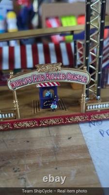 Mr Christmas worlds fair tornado roller coaster belt SEE VIDEO G2U