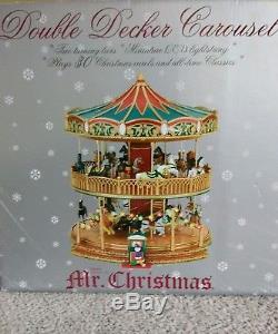 Mr christmas double decker carousel