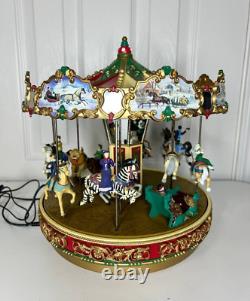 Musical toy Mr Christmas Holiday around the carousel