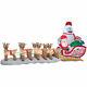 New 16 1/2' Colossal Santa, Bumble, Reindeer Lighted Christmas Airblown Inflatable
