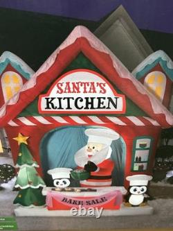 NEW 2020 Gemmy GIANT 10' Santas' Kitchen Lighted Christmas inflatable Airbown