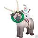 New 7' Frozen Olaf & Sven Lighted Christmas Airblown Inflatable Blow-up Sold-out