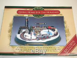 NEW'98 Mr Christmas Animated Musical Going Home for the Holidays Carousel Train