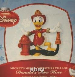 NEW Dept 56 Disney Village Mickeys Merry Christmas Village DONALD'S FIRE HOSE