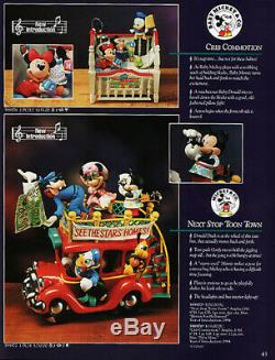 NEW Enesco Next Stop ToontownHooray For HollywoodAction/Lights Music Box VIDEO