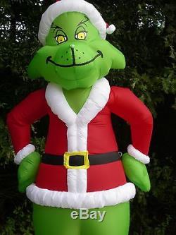 NEW Gemmy 8' Grinch Lighted Christmas Airblown Inflatable Outdoor Blow-up