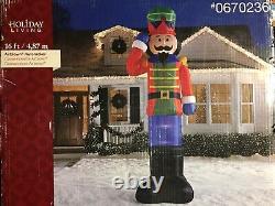 NEW Gemmy Colossal 16 Nutcracker Soldier Lighted Christmas Airblown Inflatable