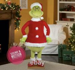 NEW Life Size Animated Talking Christmas Grinch Gemmy Industries SHIPS FAST