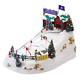 New Mr. Christmas Winter Alpine Slalom Multi-action/lites 30 Tune Music Box Nib