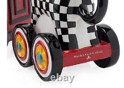 NEW MacKenzie-Childs Christmas Train 5 Piece Ceramic Set Rare