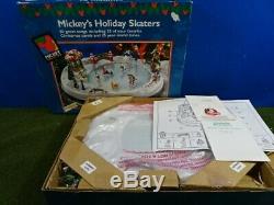 NEW Mickeys Holiday Skaters Mr Christmas 1996 Animated Pond 50 Songs Disney