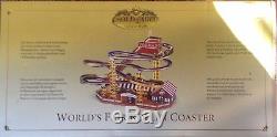 NEW Mr. Christmas Gold Label World's Fair Tornado Roller Coaster w 2 Sets Trains