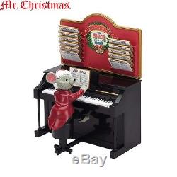 NEW Mr. Christmas Magical Maestro Mouse with Piano Musical Table Top Decoration