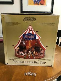 NEW Mr. Christmas World's Fair Big Top Circus Action/Lites 30 Tune Musical VIDEO