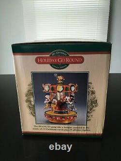 NEW Peanuts Gang Snoopy Mr. Christmas Holiday Carousel Merry Go Round Music Box