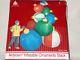 New Rare 8' Tall Gemmy Stack Of Ornaments Lighted Christmas Airblown Inflatable