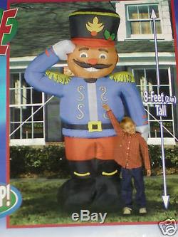 NEW RARE 8' Tall Gemmy Toy Soldier Lighted Christmas Airblown Inflatable