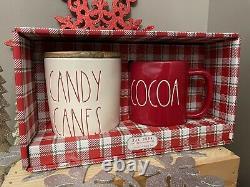 NEW Rae Dunn CANDY CANES & COCOA Set Christmas 2020 VHTF