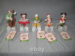 NEW Set 5 Hallmark Disney Wireless Band Mickey Minnie Donald Goofy Daisy 2013