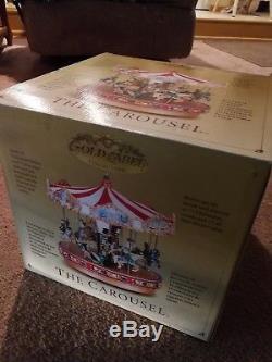 NEW in BOX MR CHRISTMAS INC. ANIMATED MUSICAL CAROUSEL GOLD LABEL COLLECTION