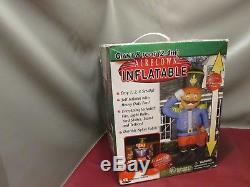 NIB 2002 RARE 8' Tall Gemmy Toy Soldier Lighted Christmas Airblown Inflatable