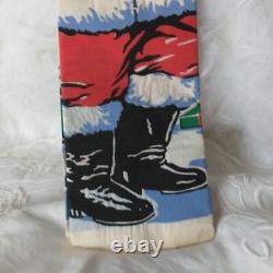 NOSRARE Vintage 1920s Dennison Christmas Crepe Paper Banner Santa Toys Chimney NOSRARE Vintage 1920s Dennison Christmas Crepe Paper Banner Santa Toys Chimney