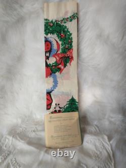 NOSRARE Vintage 1920s Dennison Christmas Crepe Paper Banner Santa Toys Chimney NOSRARE Vintage 1920s Dennison Christmas Crepe Paper Banner Santa Toys Chimney