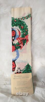 NOSRARE Vintage 1920s Dennison Christmas Crepe Paper Banner Santa Toys Chimney NOSRARE Vintage 1920s Dennison Christmas Crepe Paper Banner Santa Toys Chimney