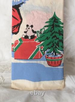 NOSRARE Vintage 1920s Dennison Christmas Crepe Paper Banner Santa Toys Chimney NOSRARE Vintage 1920s Dennison Christmas Crepe Paper Banner Santa Toys Chimney