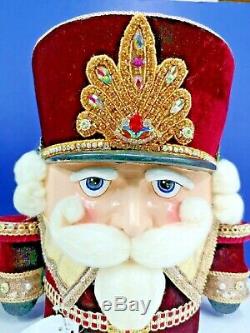 NUTCRACKER TREE TOPPER Centerpiece CHRISTMAS 28-928538 Katherine's Collection