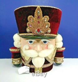 NUTCRACKER TREE TOPPER Centerpiece CHRISTMAS 28-928538 Katherine's Collection