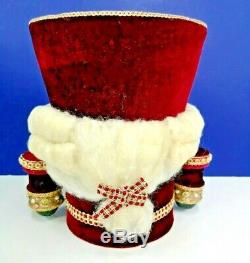 NUTCRACKER TREE TOPPER Centerpiece CHRISTMAS 28-928538 Katherine's Collection